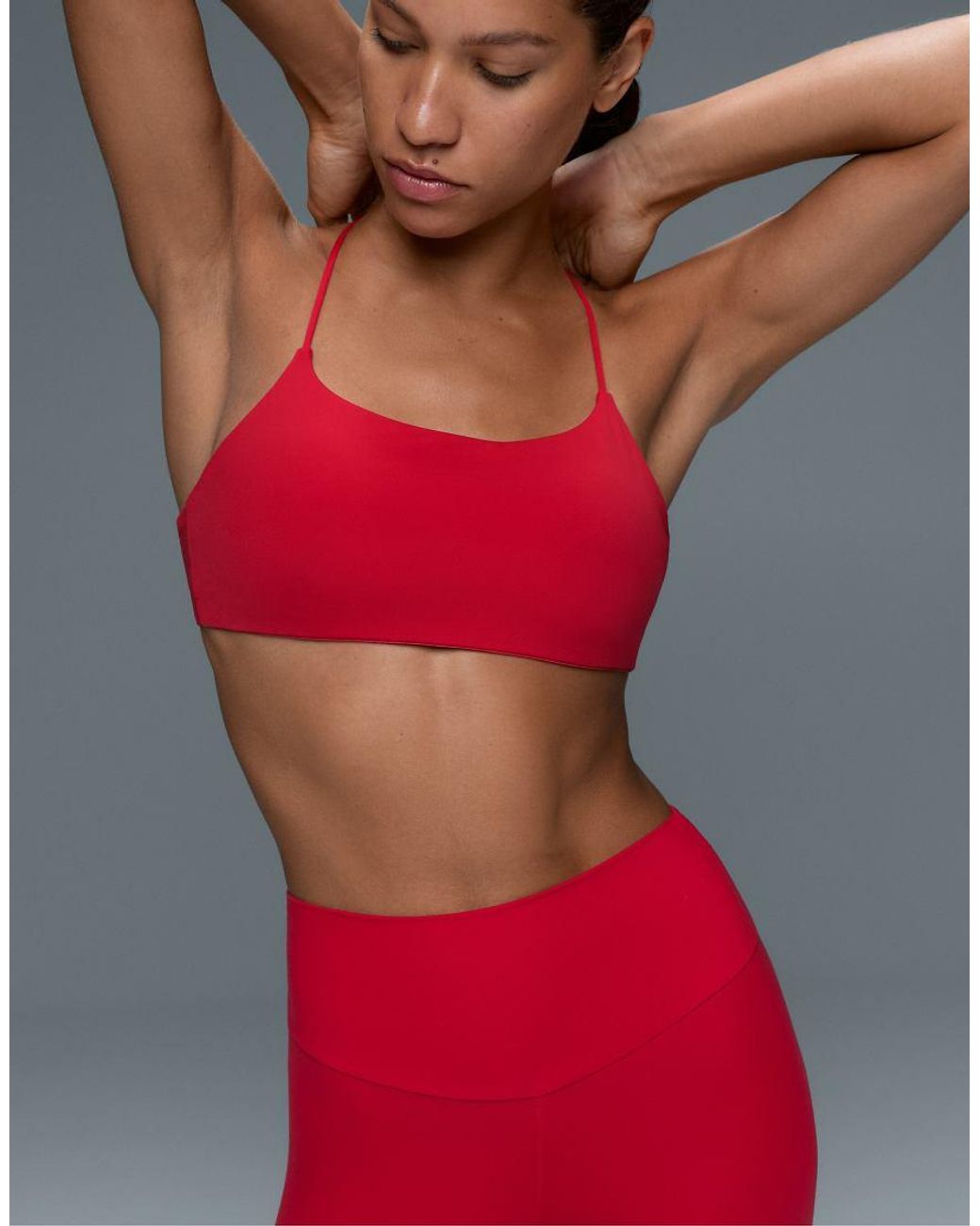 Oysho Red Light-Support Comfortlux Cross-Back Sports Bra