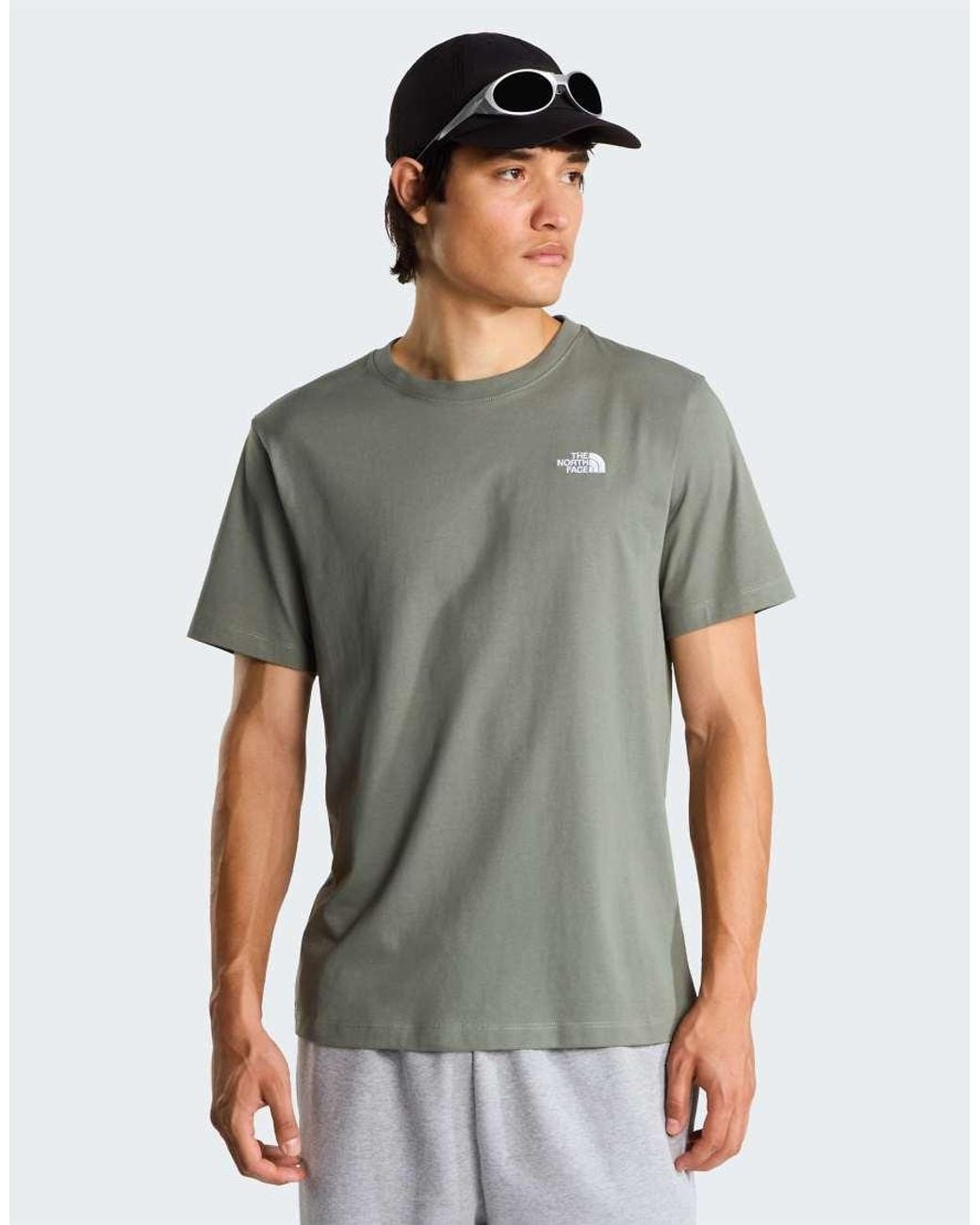 The North Face Gray Evolution Simple Dome Regular T-Shirt for men