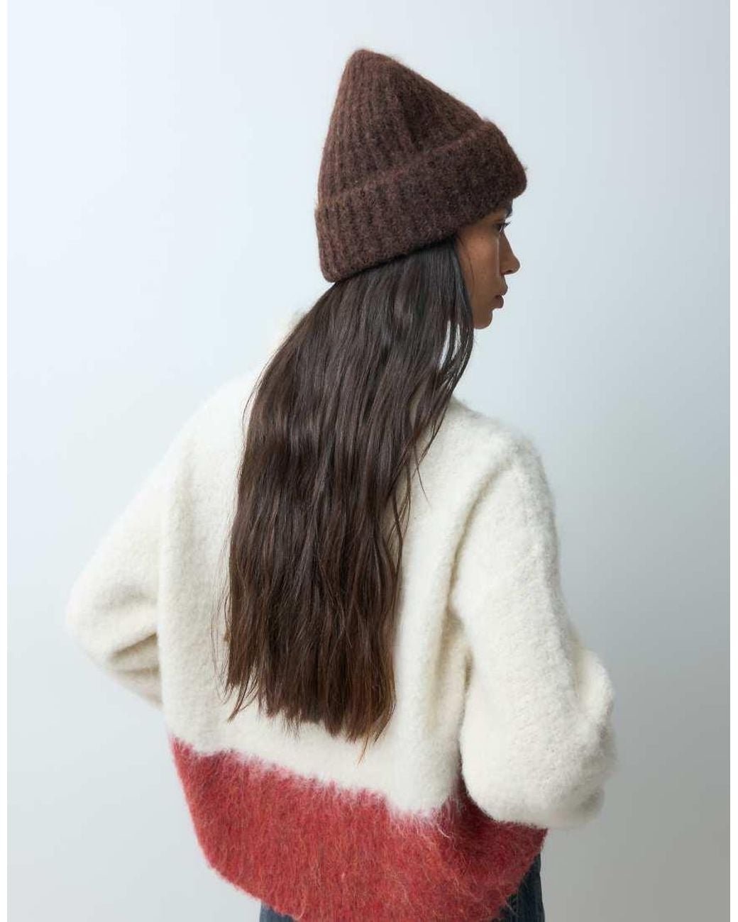 ONLY Gebreide Beanie in het White