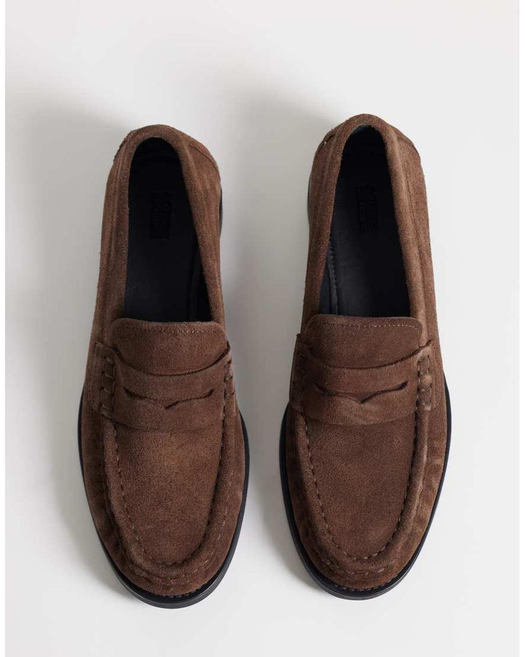 & Other Stories Brown Real Suede Loafer