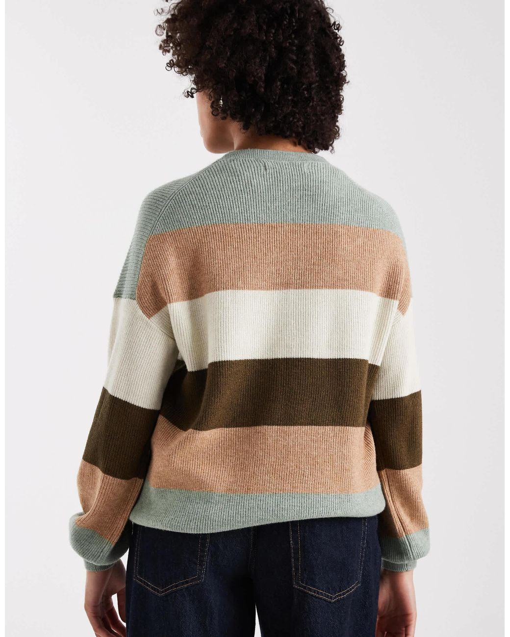 ONLY Green – gestreifter pullover