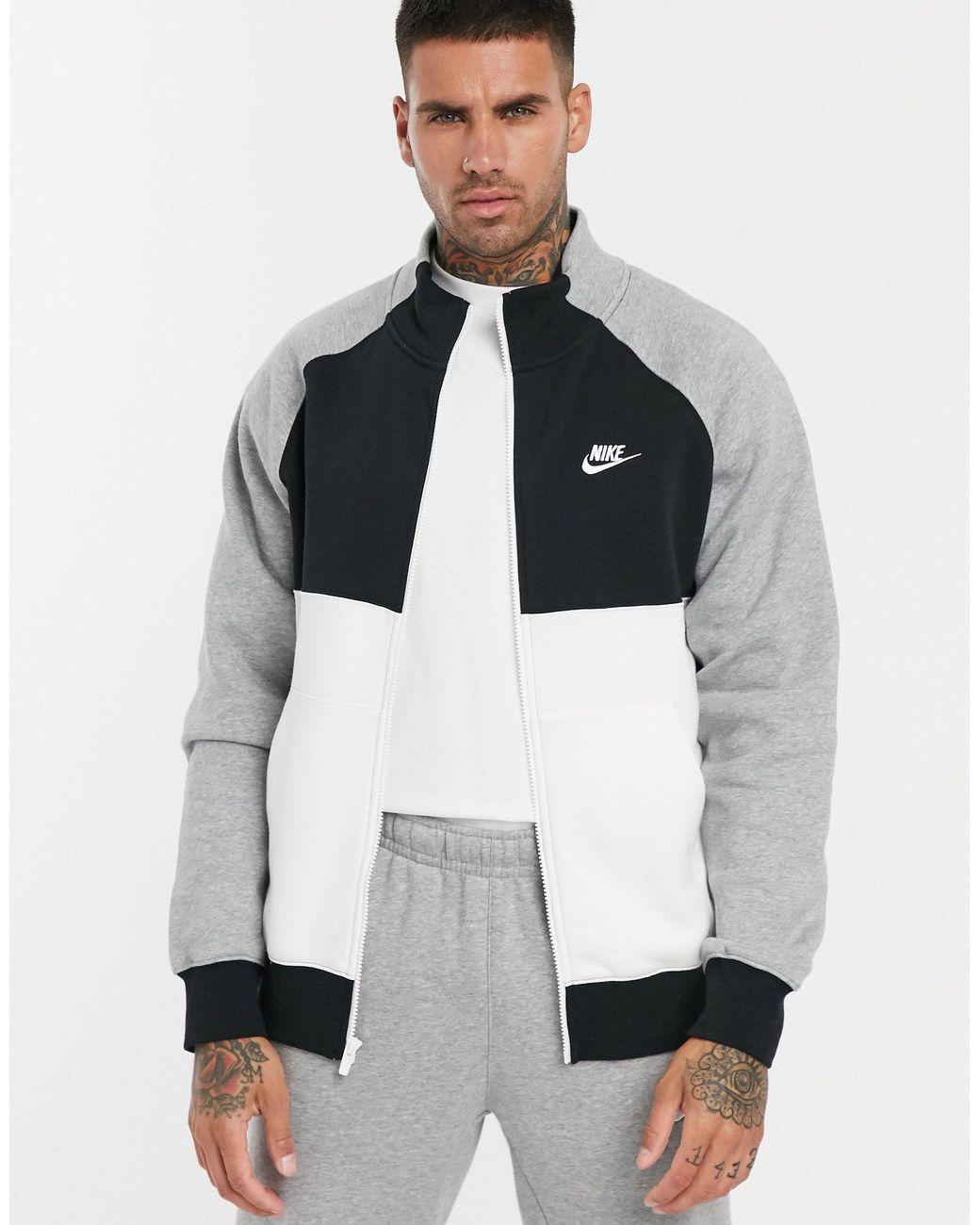 Chándal gris con diseño colour block Nike de hombre de color Gris | Lyst