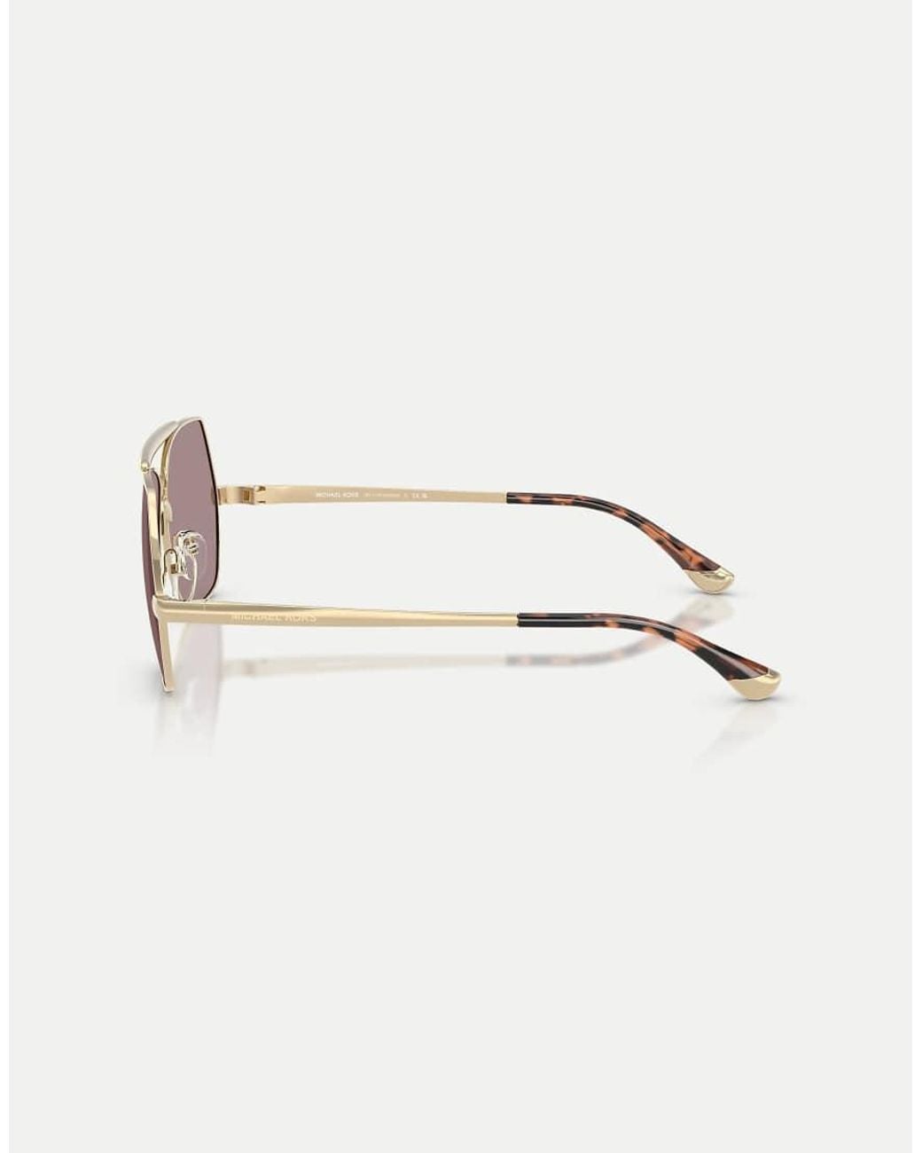 Michael Kors Pink Denver Pilot Sunglasses With Lens