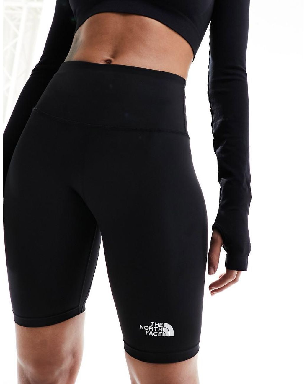 The North Face Black Flex Logo legging Shorts
