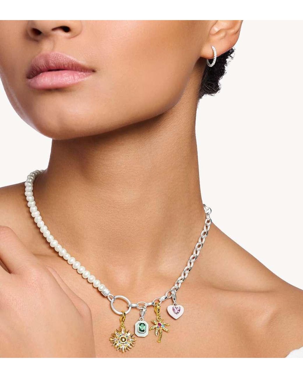 Thomas Sabo Brown Palm Tree Pendant