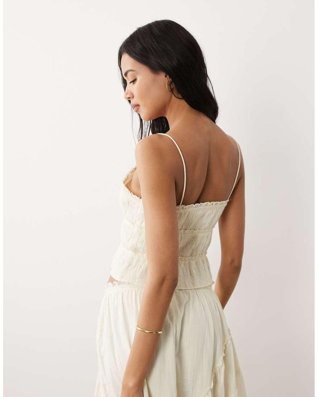 Iisla & Bird White Cami Top