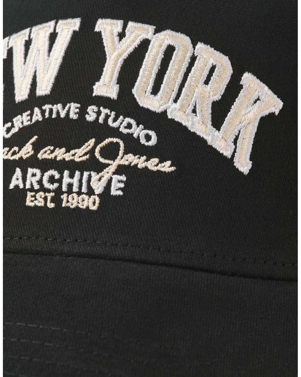 Jack & Jones 5-panel Cap in Black for Men | Lyst UK
