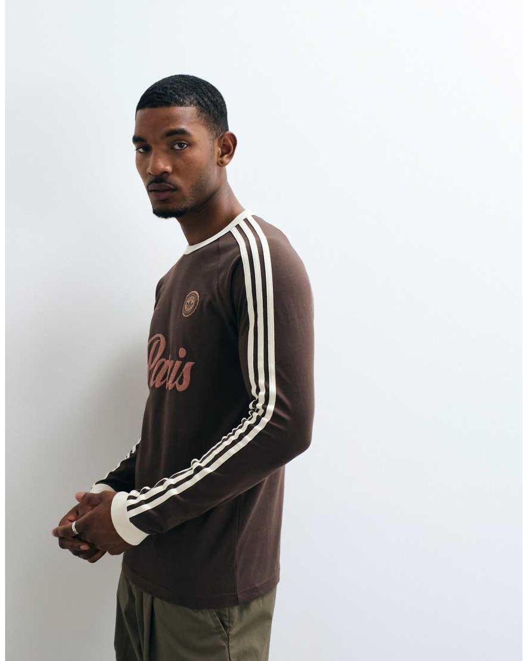 Adidas Originals White Paris Logo Jersey for men