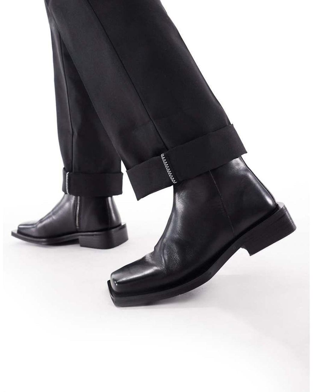 ASOS Black Chelsea Boots for men