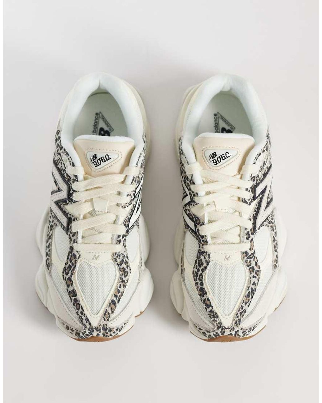 New Balance White 9060 Trainers