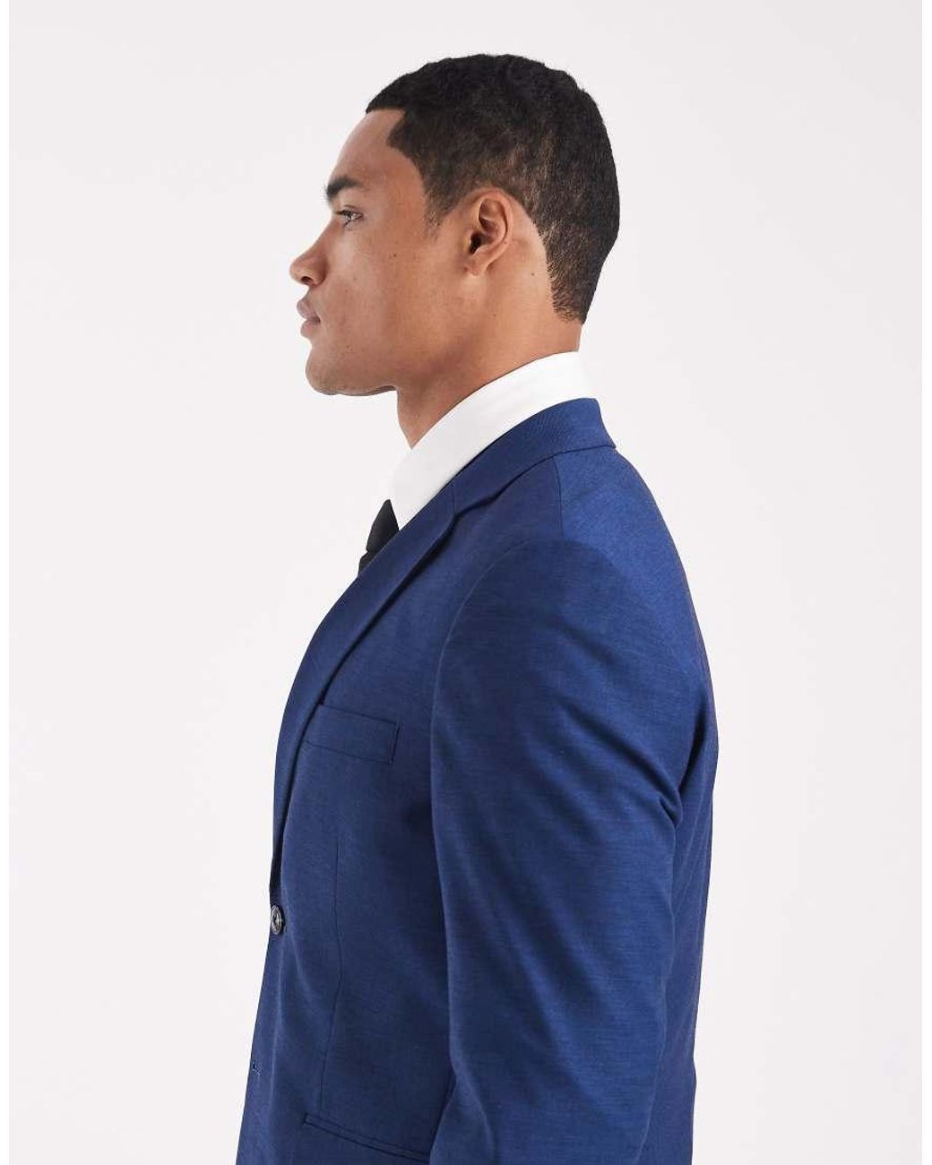 Jack & Jones Blue Super Slim Suit Jacket for men