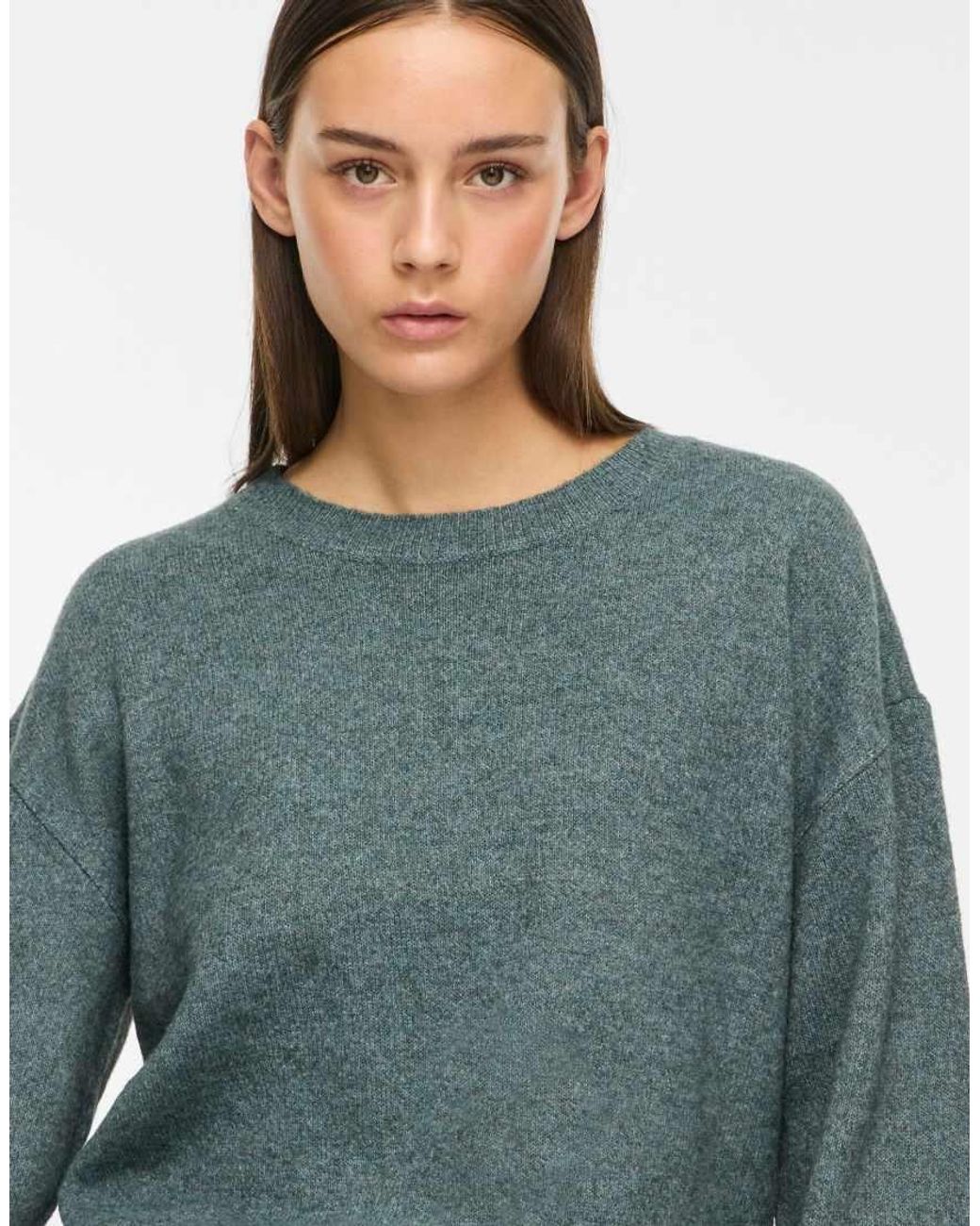Vila Blue Knitted Pullover
