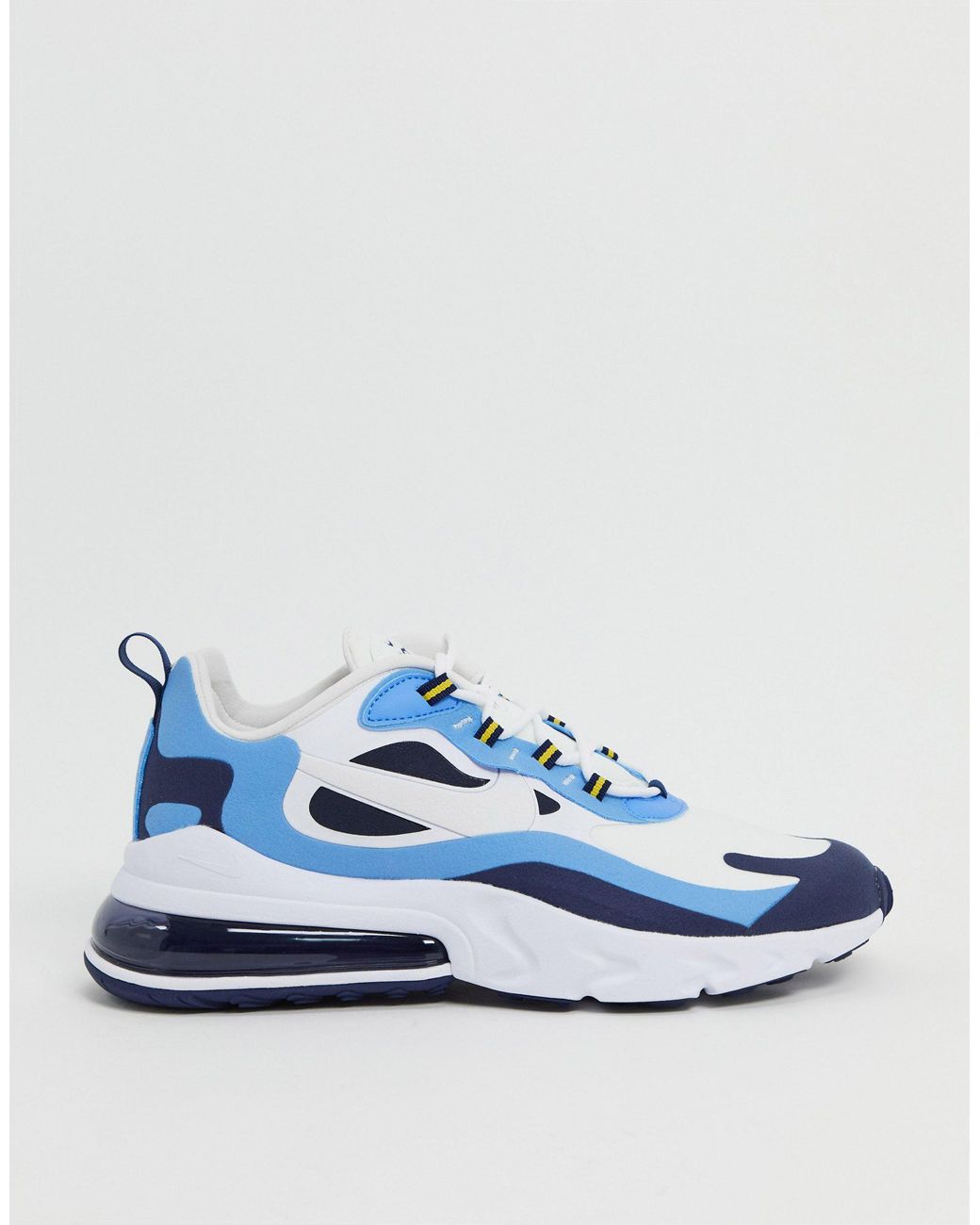 Air Max 270 react - Baskets - Blanc et bleu marine nuit Nike pour homme en  coloris Bleu | Lyst