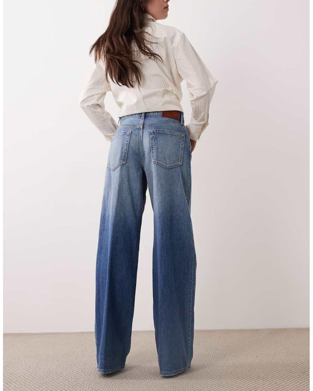 Calvin Klein Blue Wide Leg Jeans