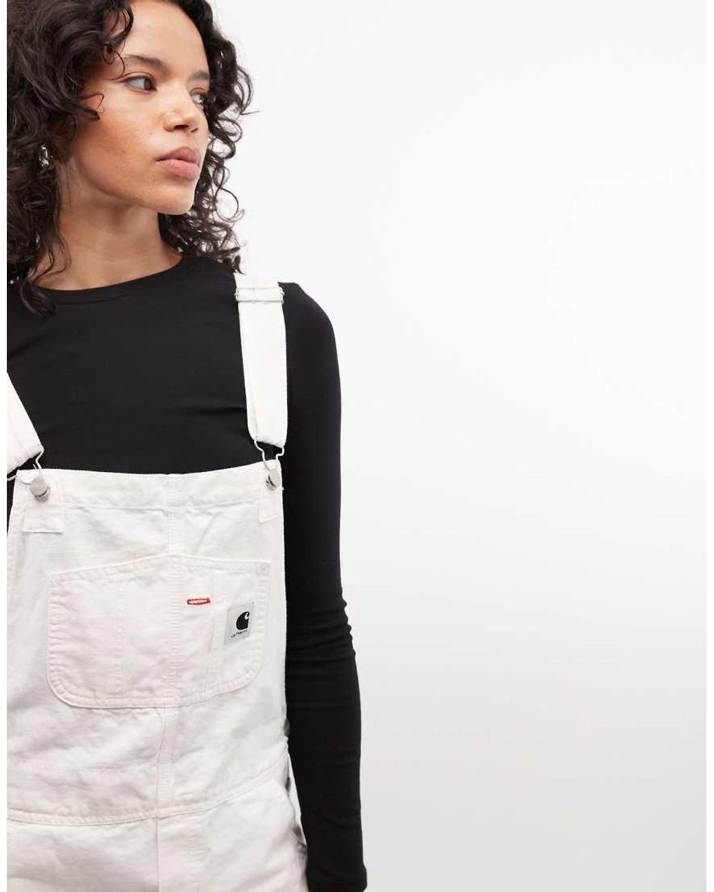 Carhartt White Denim Dungarees