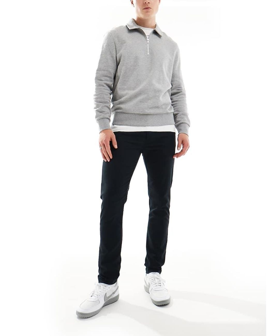 ASOS Blue Skinny Chinos for men