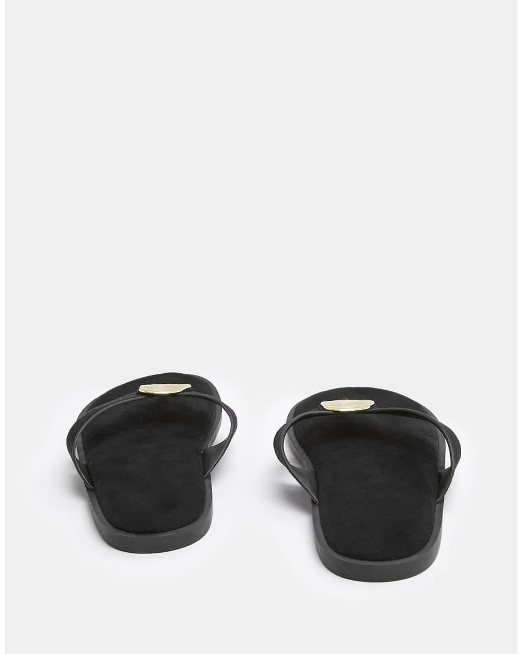 Yours Clothing White Disk Sandals