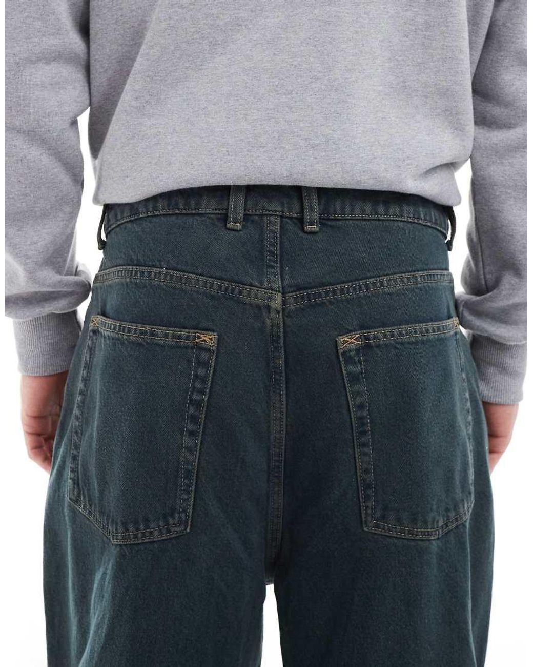 Collusion Blue X001 Antifit Mid Rise Jean for men