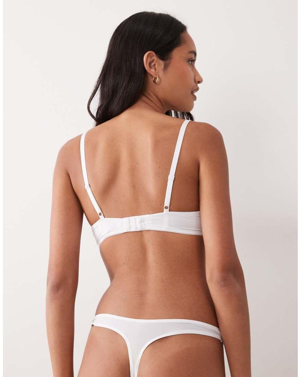 DORINA White Noa Light Padded Plunge Bra