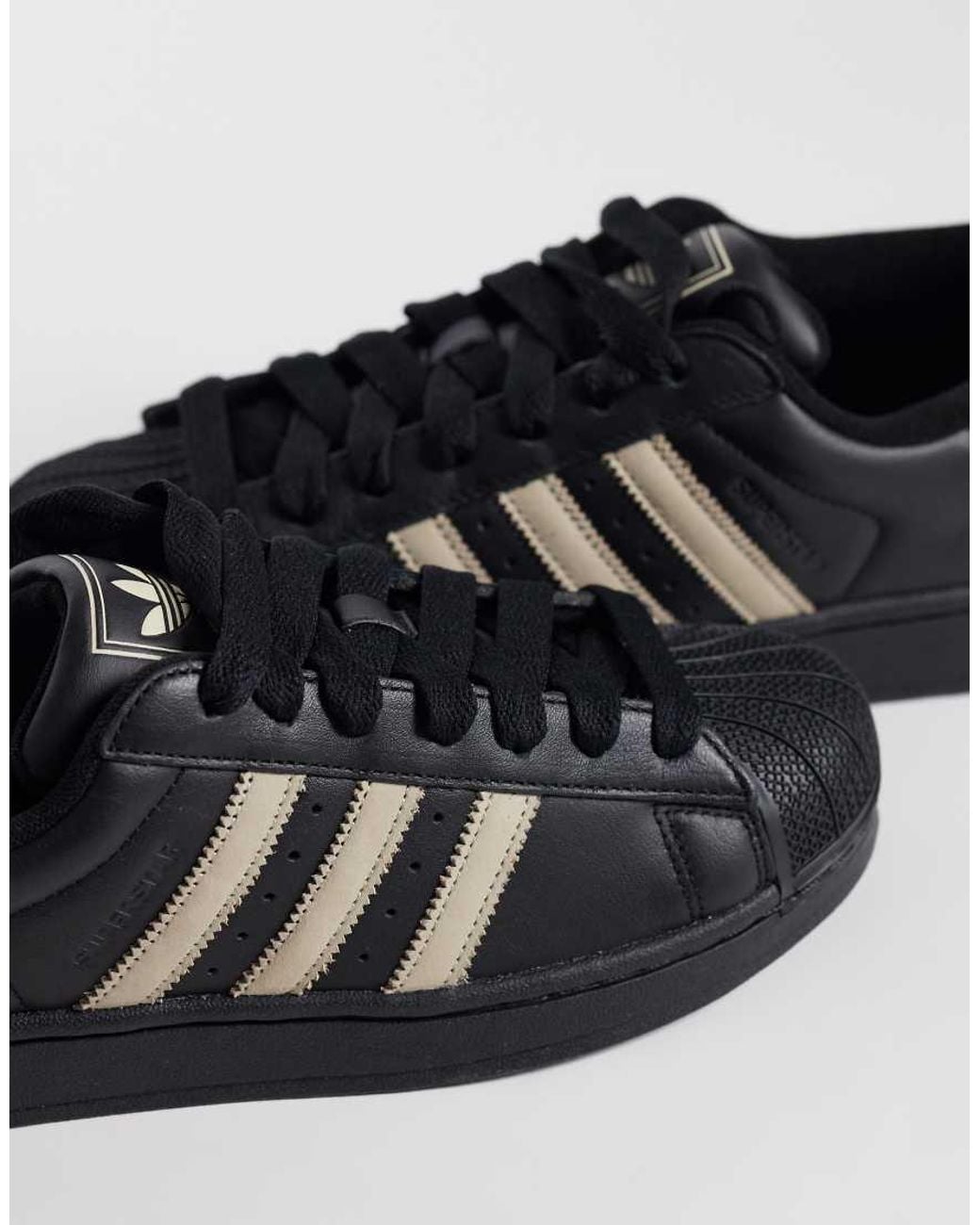 Adidas Originals Black Superstar Ii Trainers for men