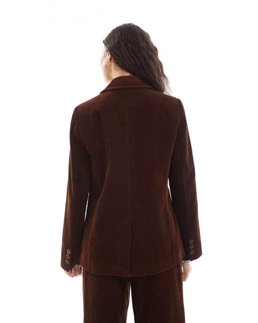 New Look Brown Co-ord Cord Blazer