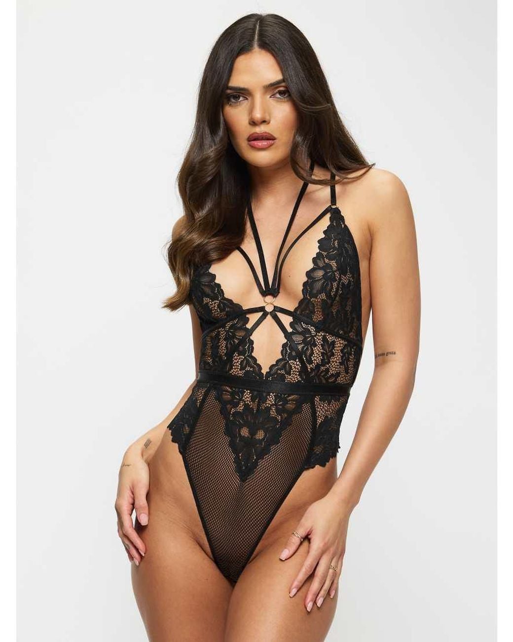 Ann Summers Black Confession Crotchless Body