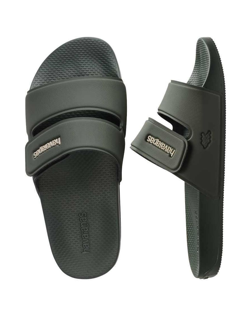 Havaianas Black Slide Strap Slides for men