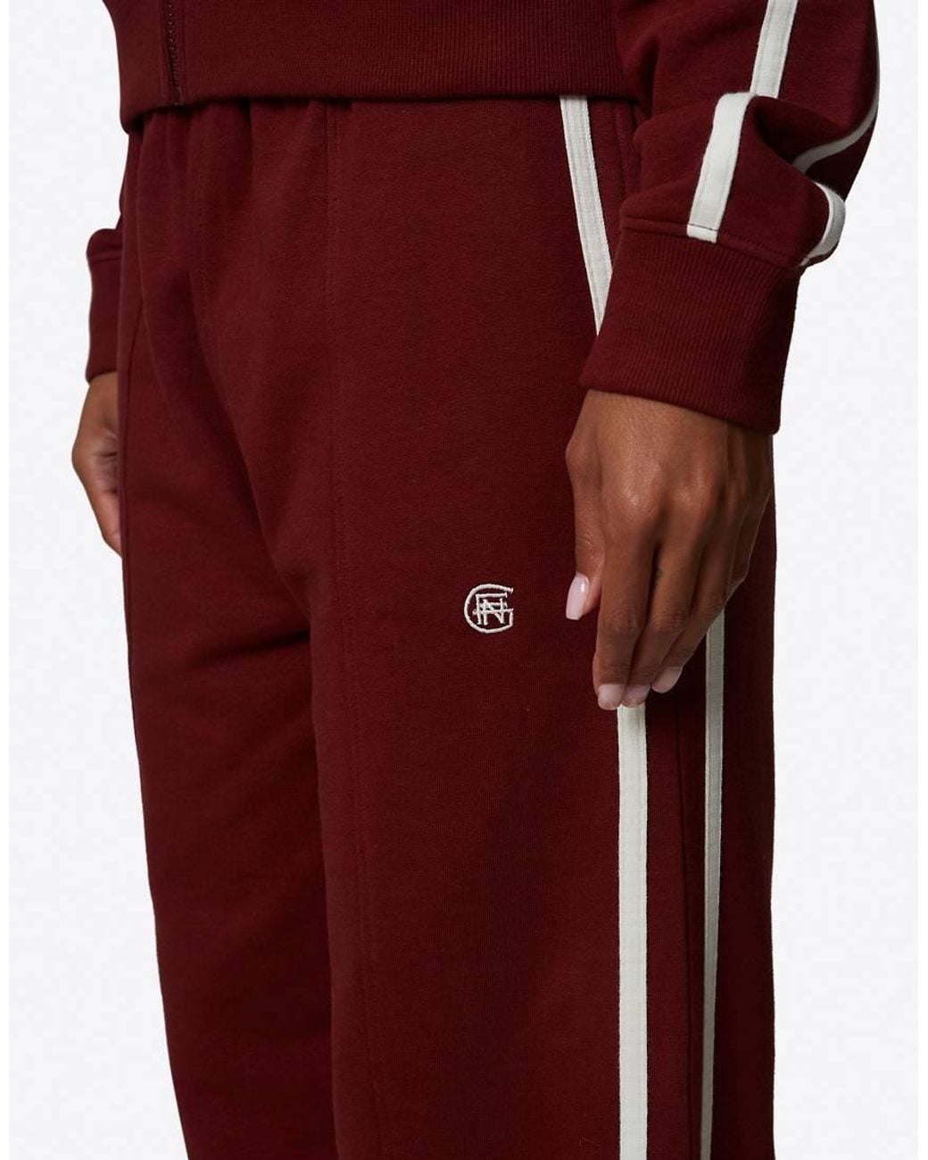 Good For Nothing Red Wide Leg Sport Jogger
