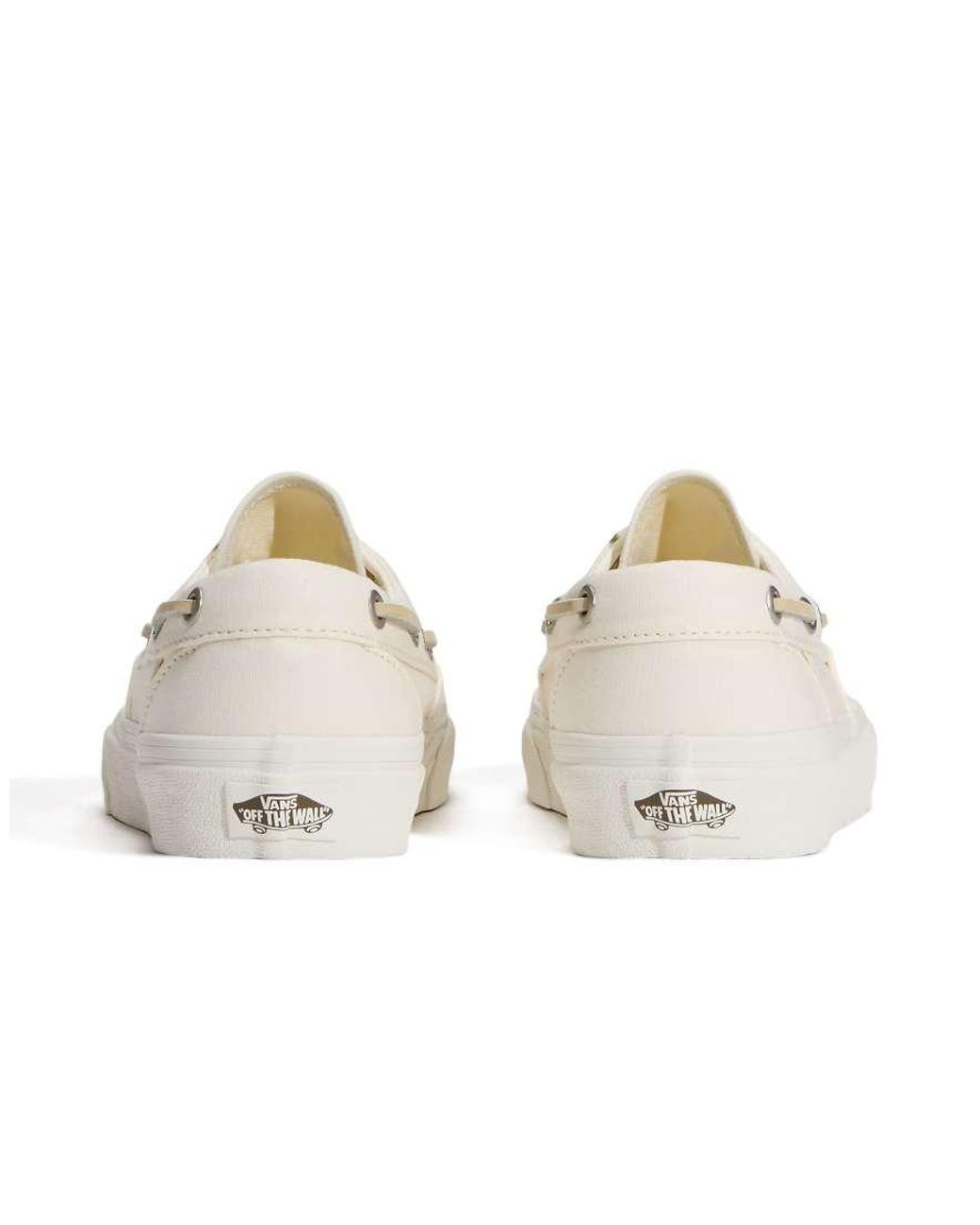 Vans White Authentic Boat Shoe