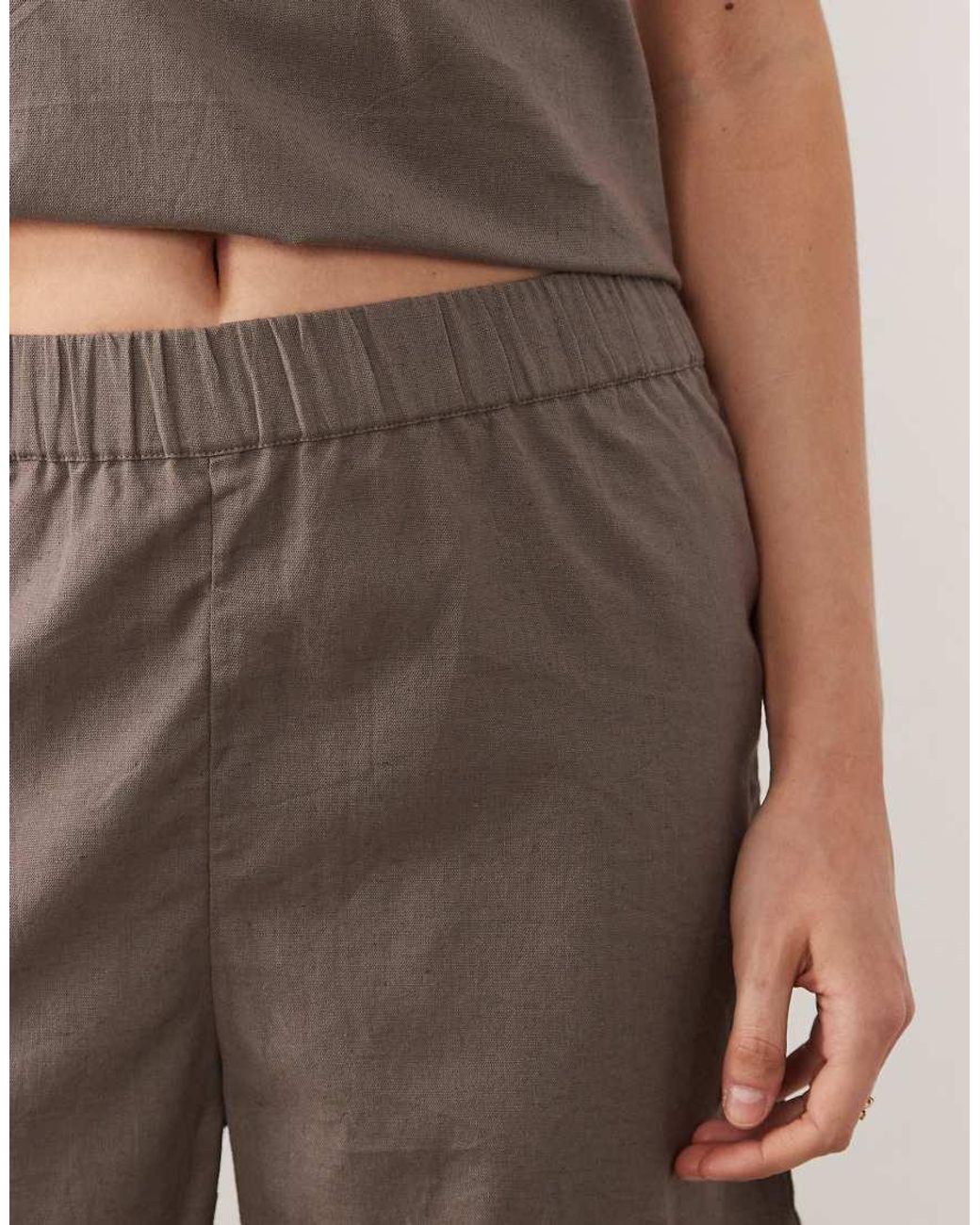esmé studios Natural Esmee Beach Shorts Co-ord