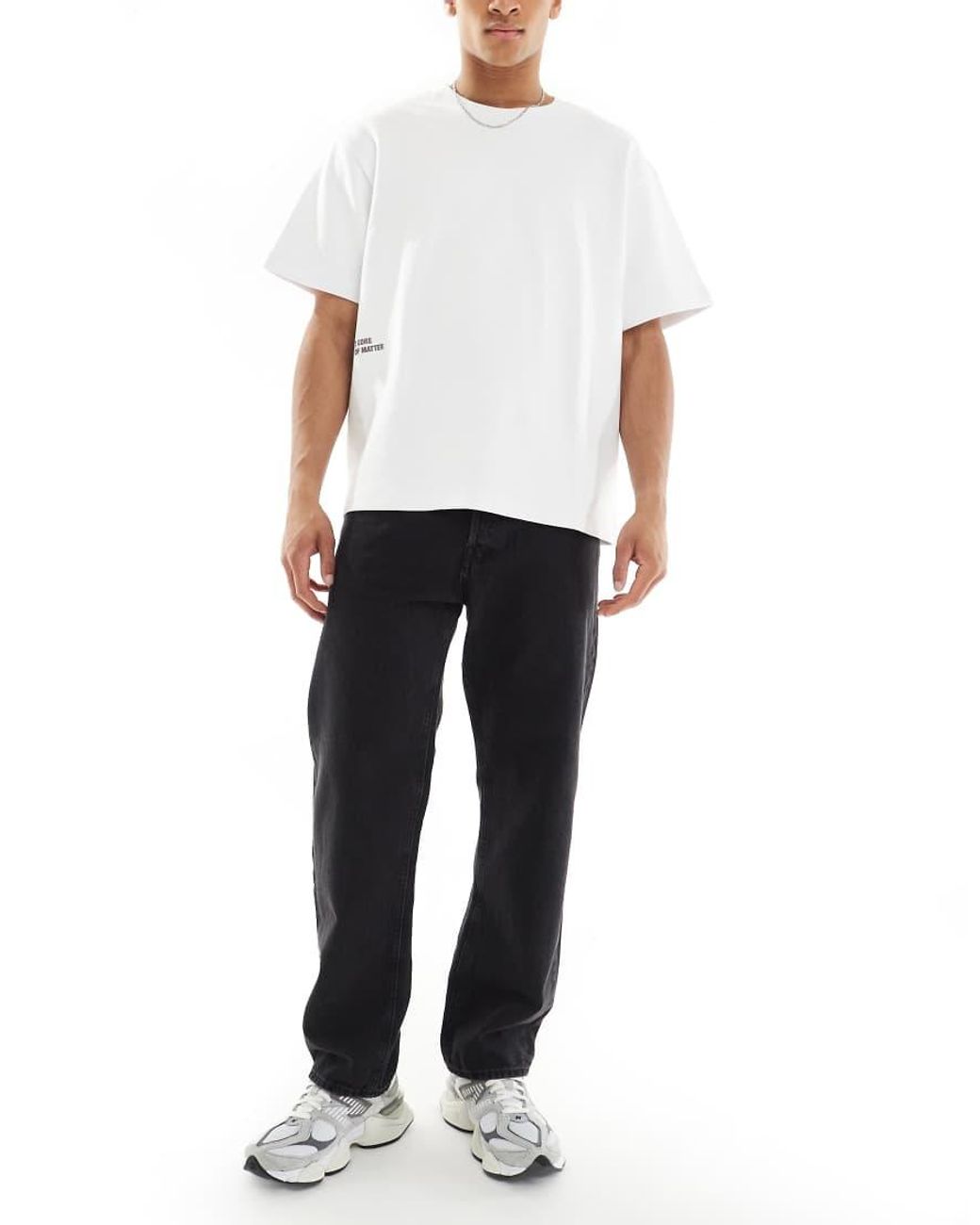 Jack & Jones Black Intelligence Eddie Loose Jeans for men