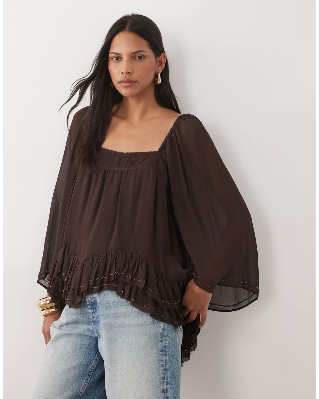 Mango Brown – bluse
