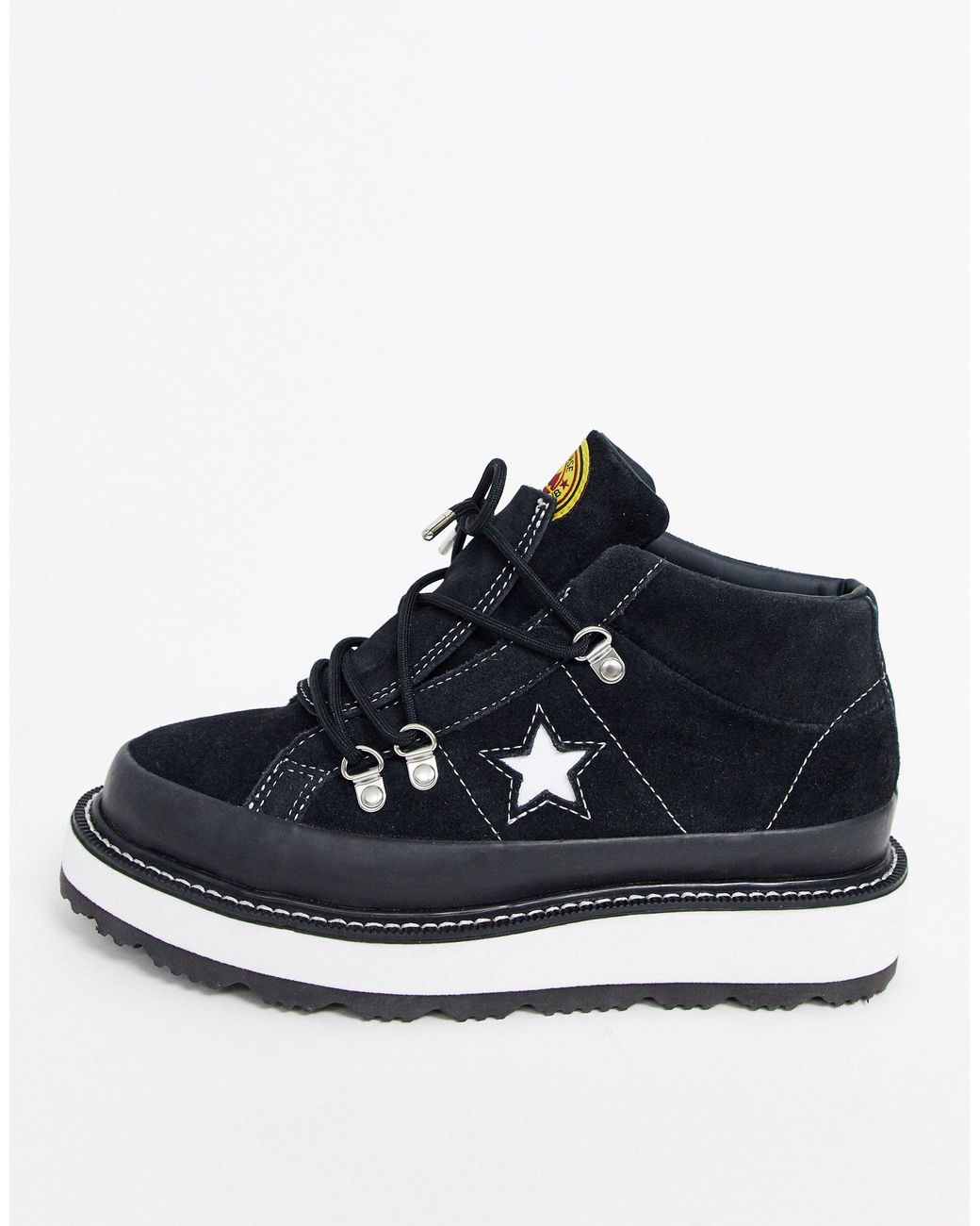 Converse One Star Hiker Boots in Black | Lyst