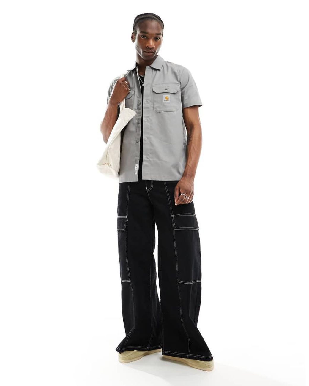 Carhartt Gray Master Shirt for men