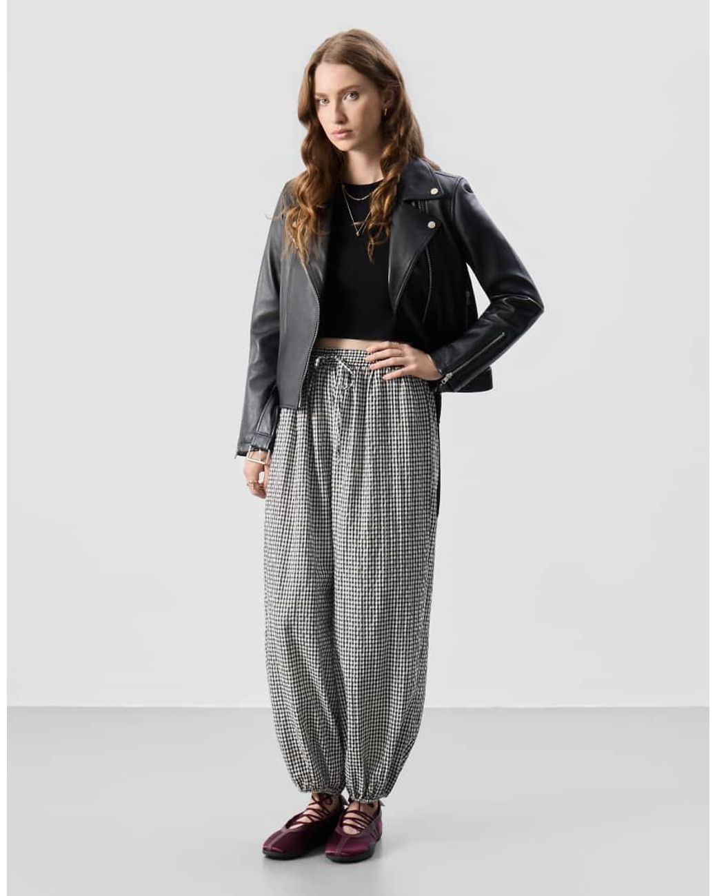 Bolongaro Trevor Gray Real Leather Sansa Biker Jacket
