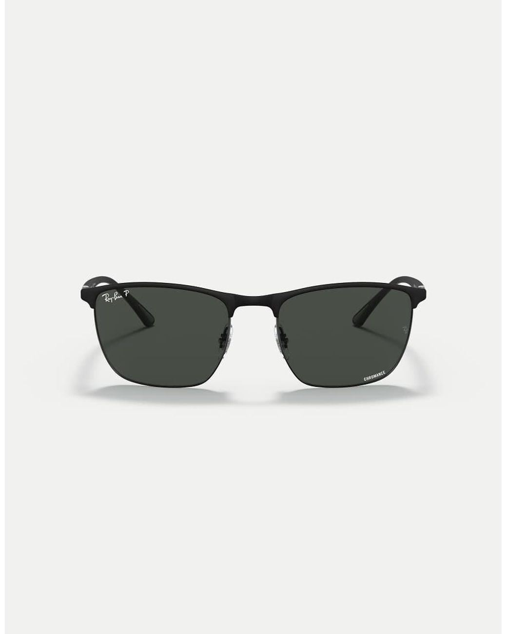 Ray-Ban Black Rb3686 Polarized+ Lenses Square Polarised Sunglasses With Lens