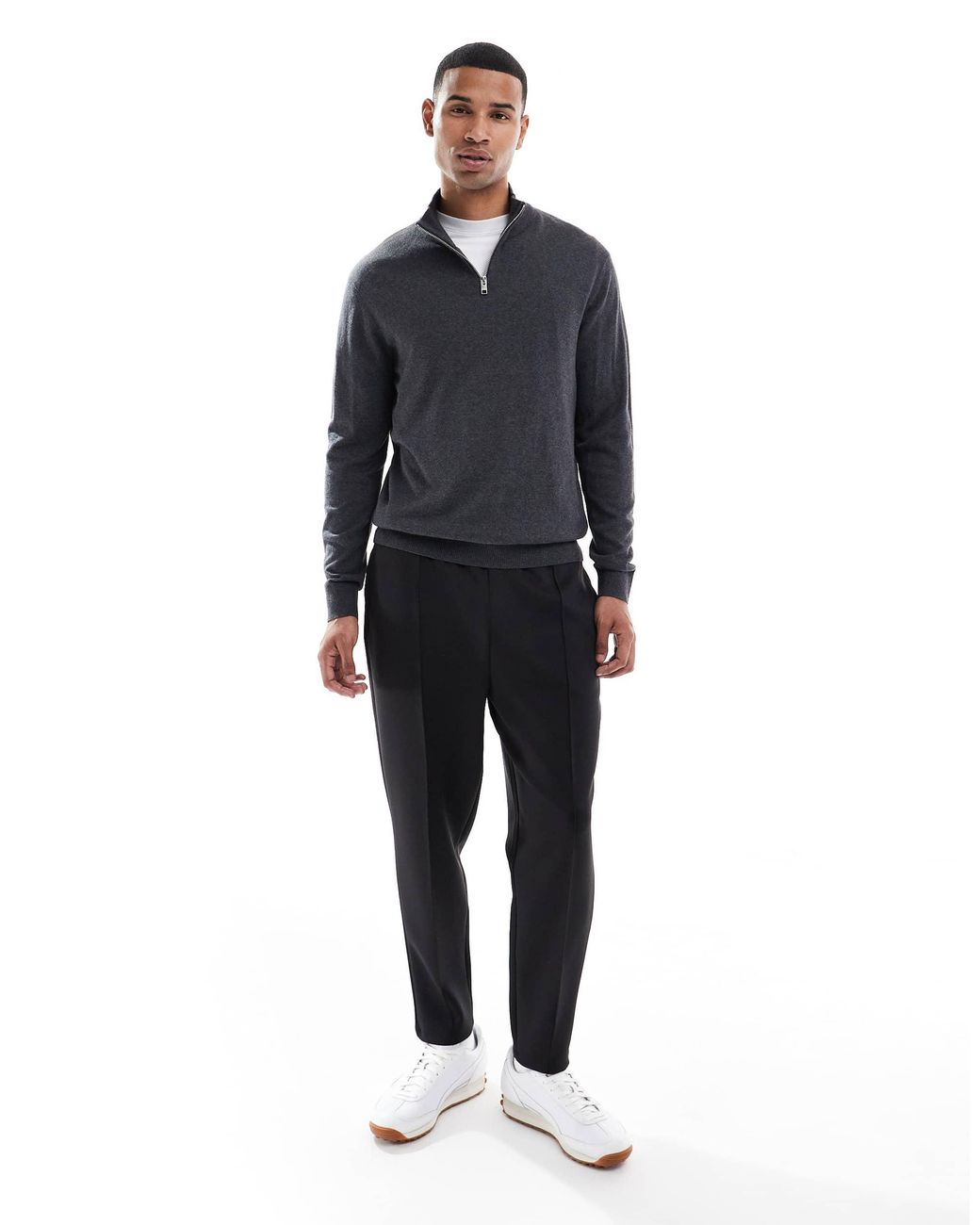 Pull à col zippé Jack & Jones pour homme en coloris Blue