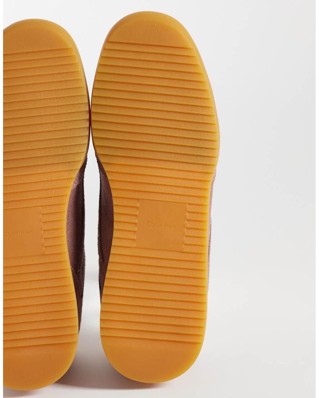 Calvin Klein Brown Mesh Runner Trainer