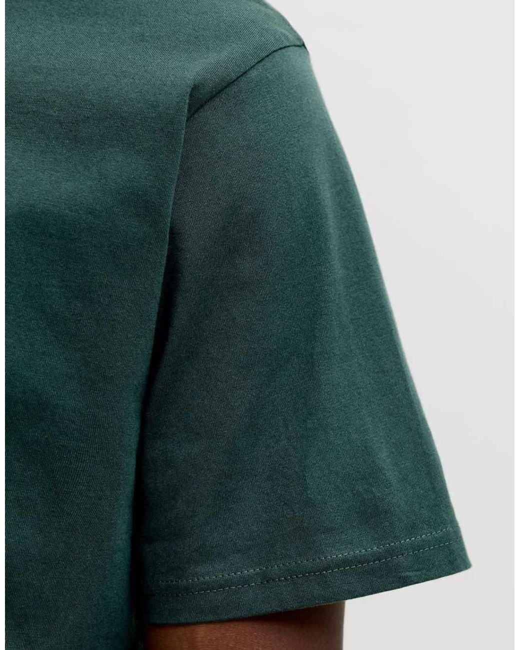 Jack & Jones Green Soho Lace Relaxed Fit Crew Neck Short Sleeve T-Shirt for men