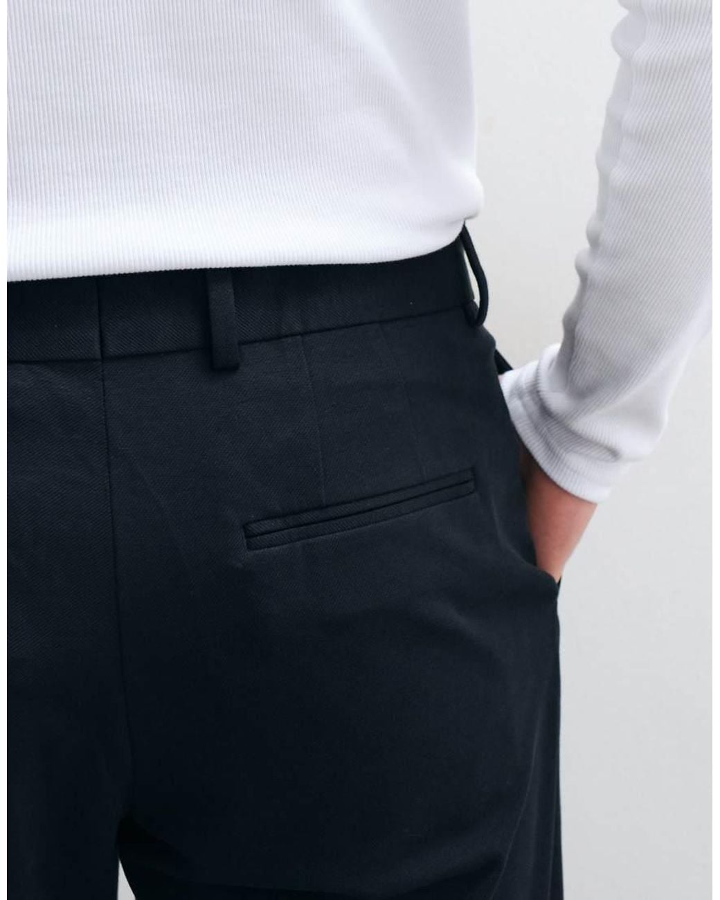 SELECTED White Co-Ord Slim Fit Jersey Trousers for men