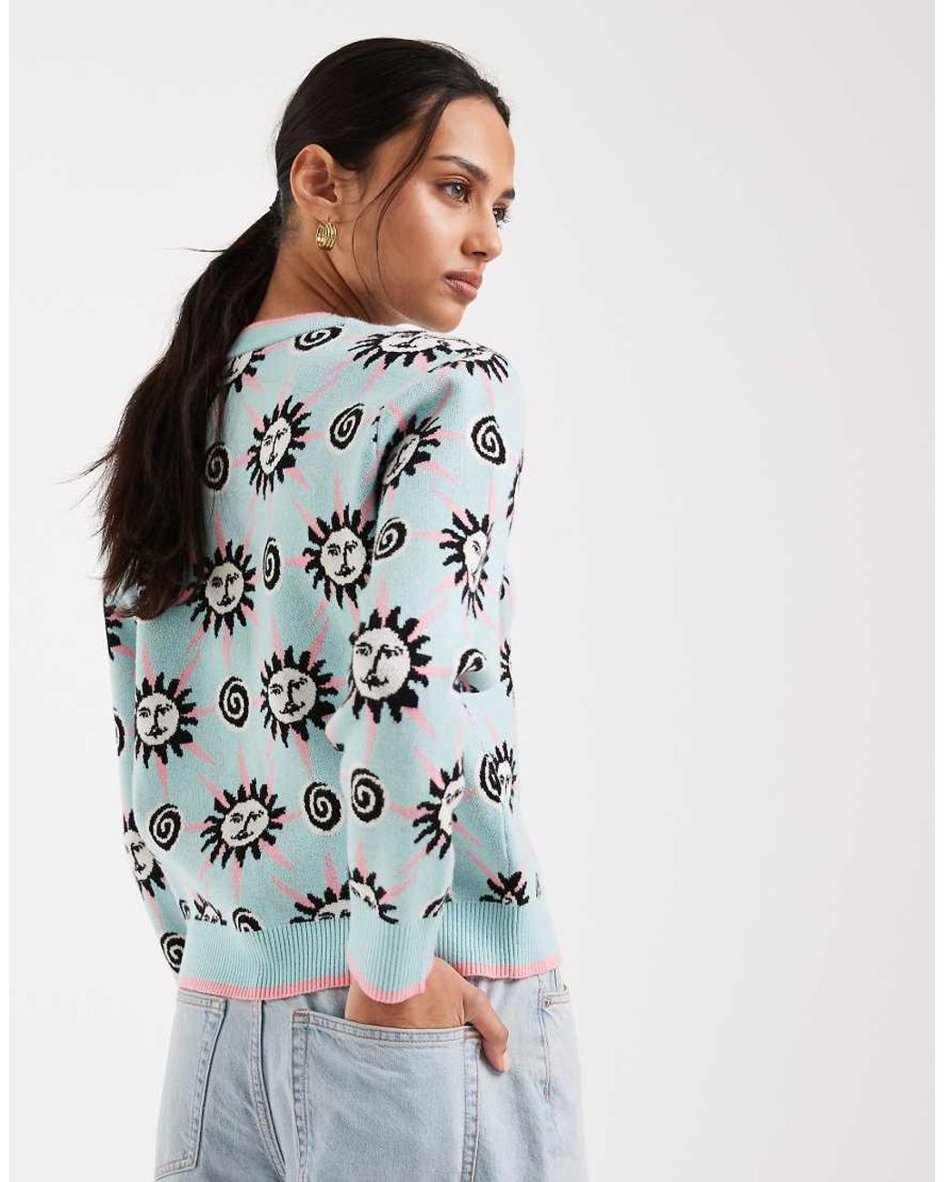 Never Fully Dressed Blue Hollie Knit Cardigan