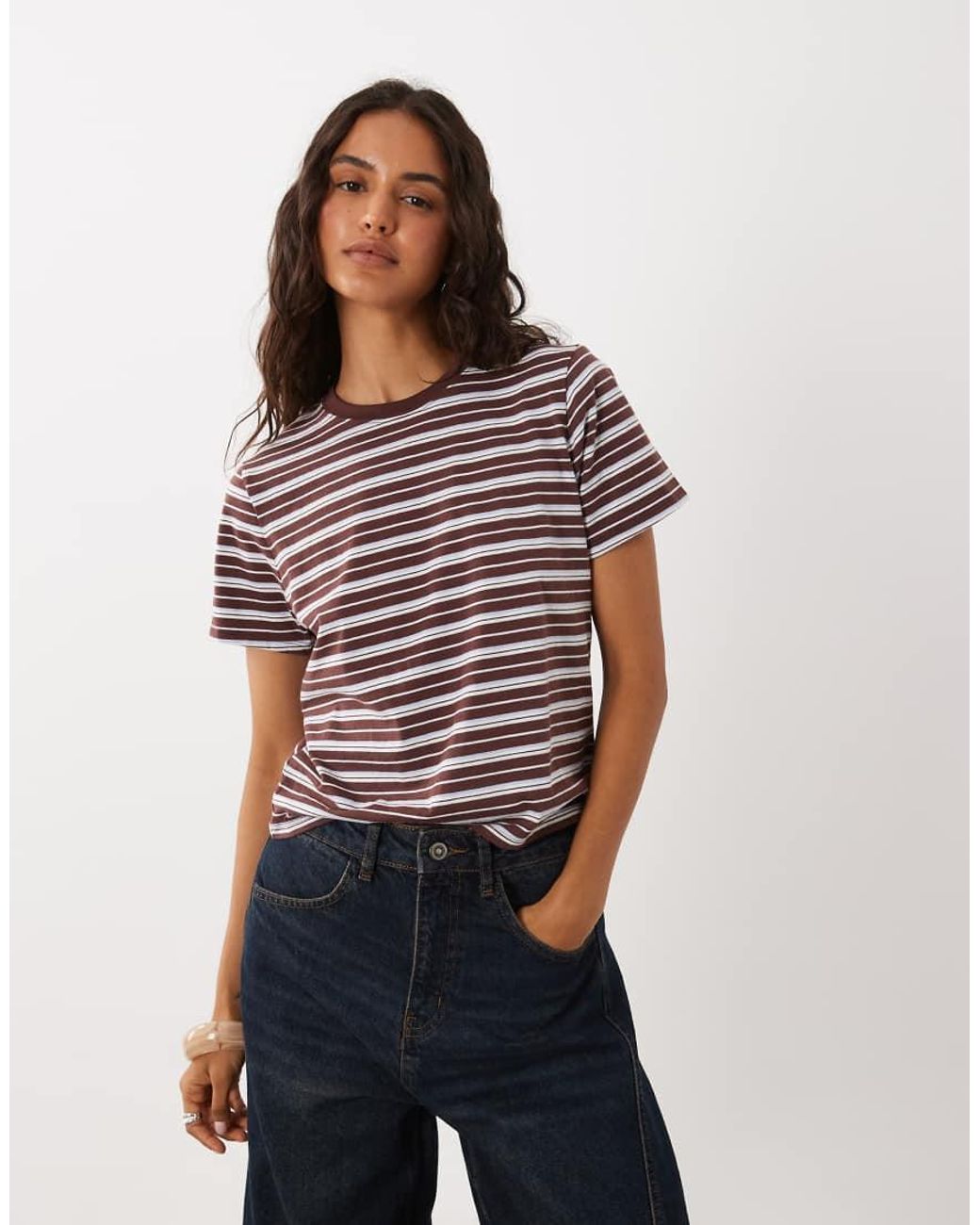 Abercrombie & Fitch Multicolor Short Sleeve Skimming T-shirt