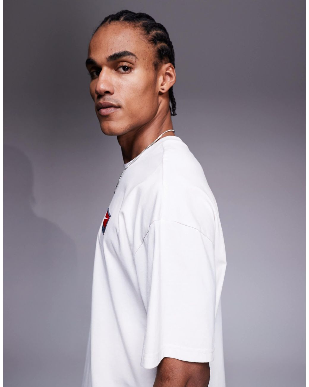 Nike White Boxy T-shirt for men