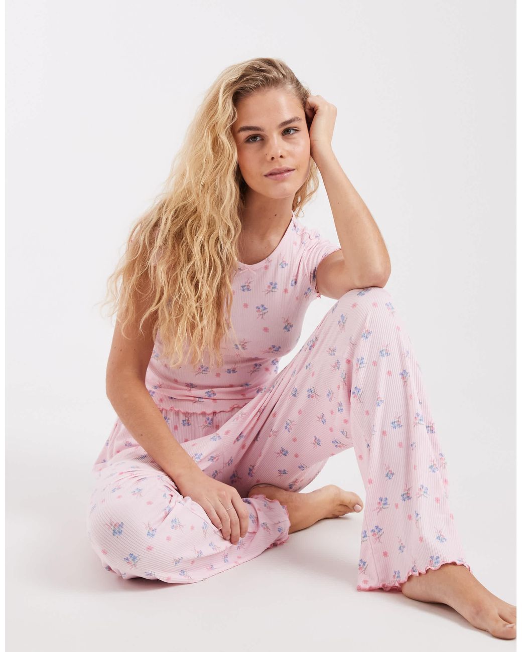 Ensemble Loungeable en coloris Pink