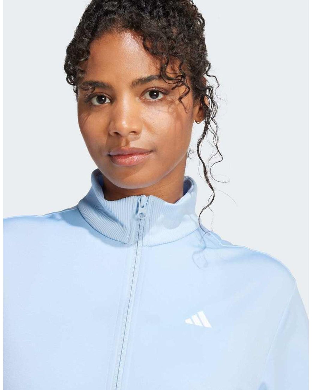 Adidas Originals Blue Essentials Feel Cozy Track Suit