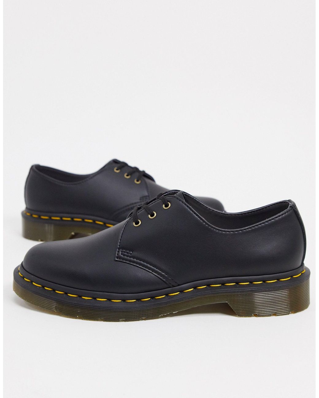 Dr. Martens Vegan 1461 3 Eye Oxfords in Black - Save 70% - Lyst