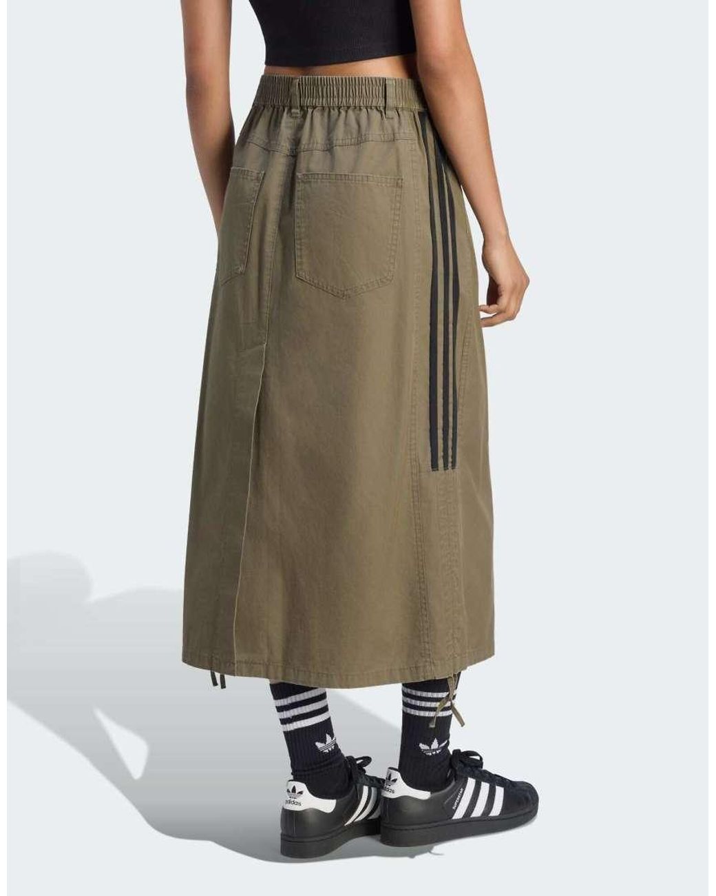 Adidas Originals Green Parachute Skirt