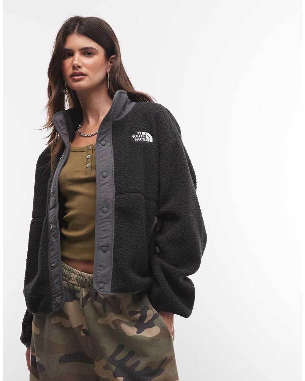 The North Face Black Cragmont Snap Button Fleece