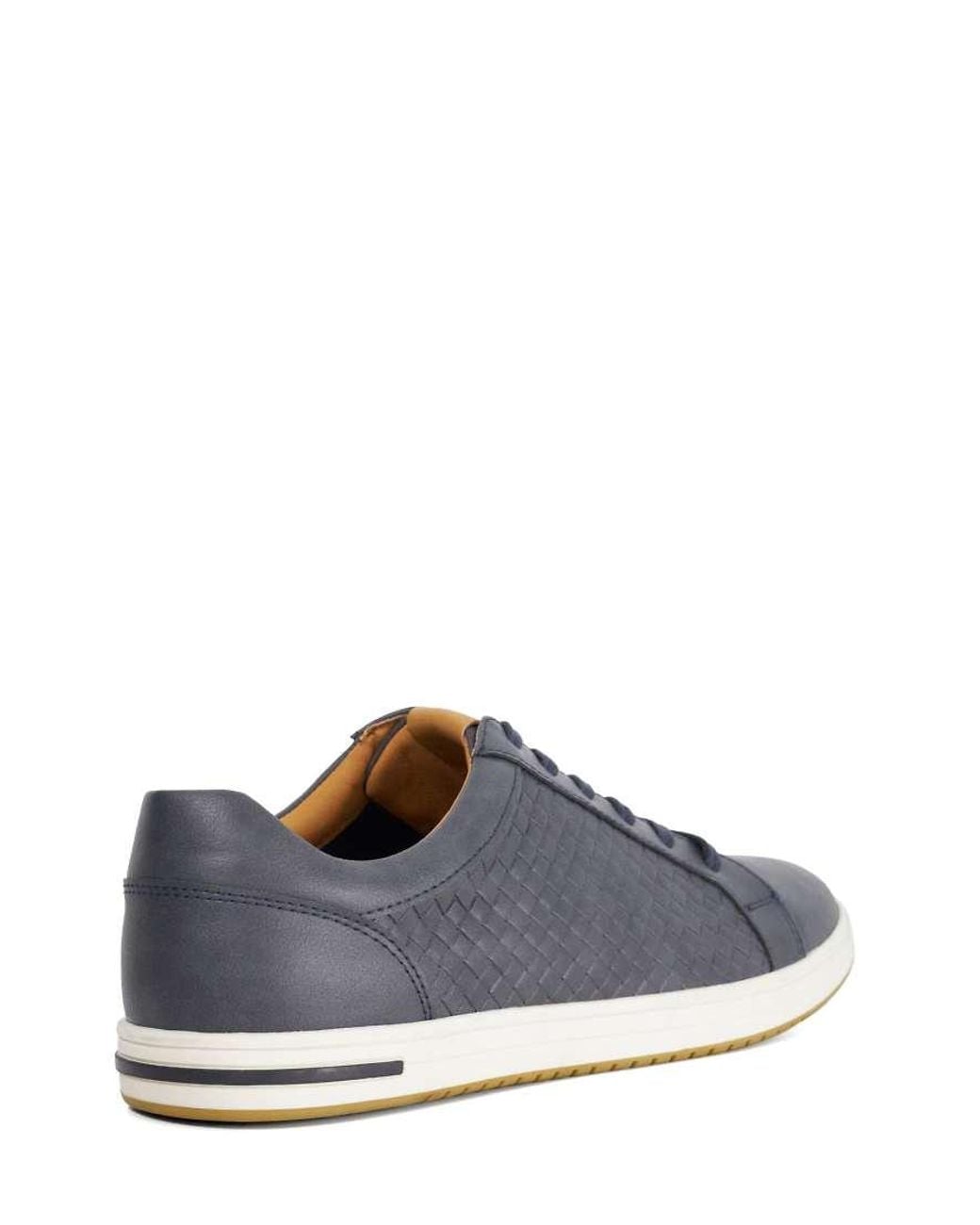Dune Blue Tezzy Weave Trainers for men