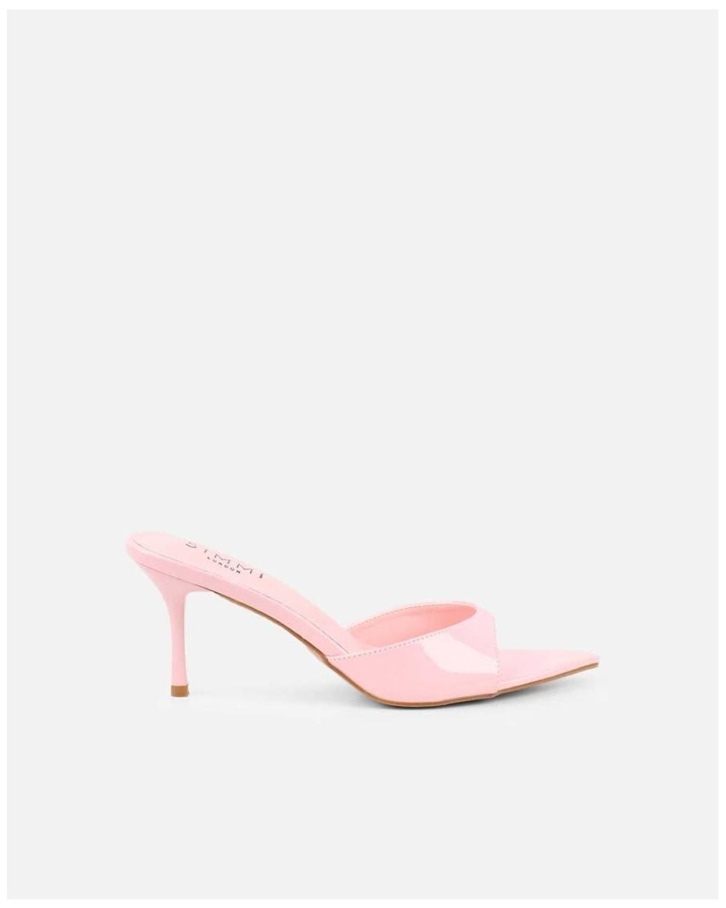 SIMMI Brown Jerez Peep Toe Heeled Sandals